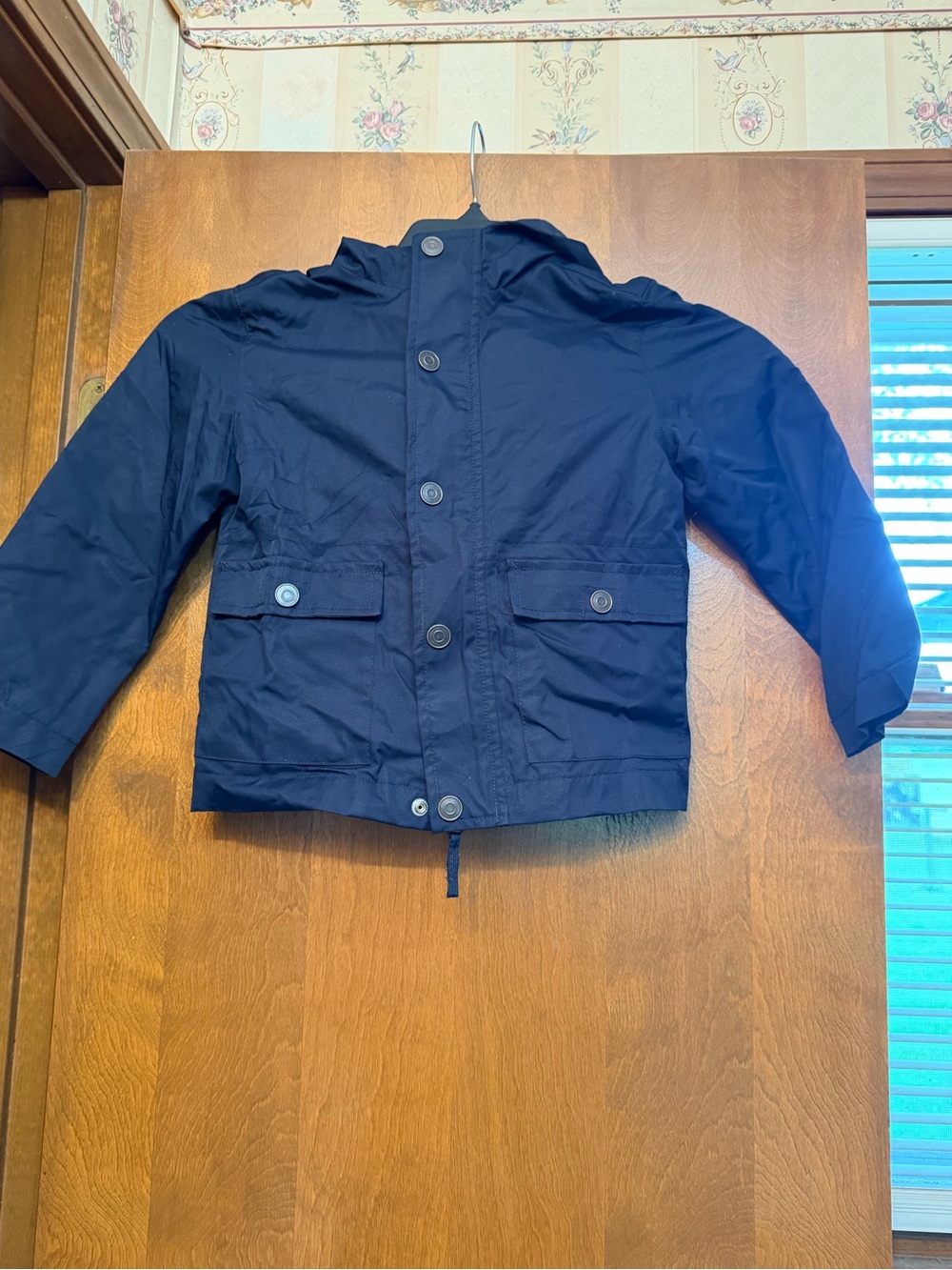 Place Navy Hooded Rain Jacket for Kids